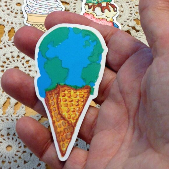 Stickers bundle -  crafts, water bottle stickers, ice cream and desserts - Picture 2 of 6